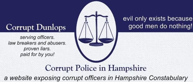 corrupt police in Hampshire